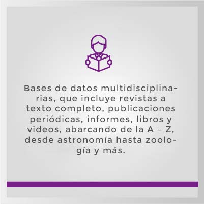 Bases de datos multidisciplinarias