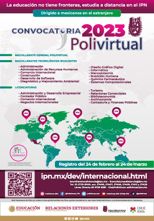 Convocatoria Polivirtual 2023